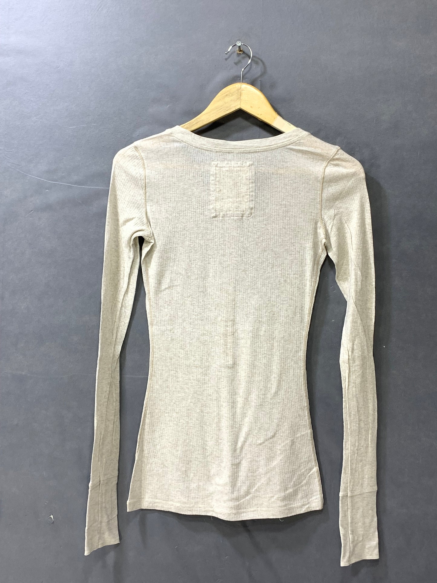 Hollister Gray Sports For Women T Shirt Small