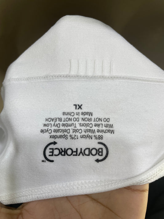 Bodyforce White Sports Gym Bra For Women XL