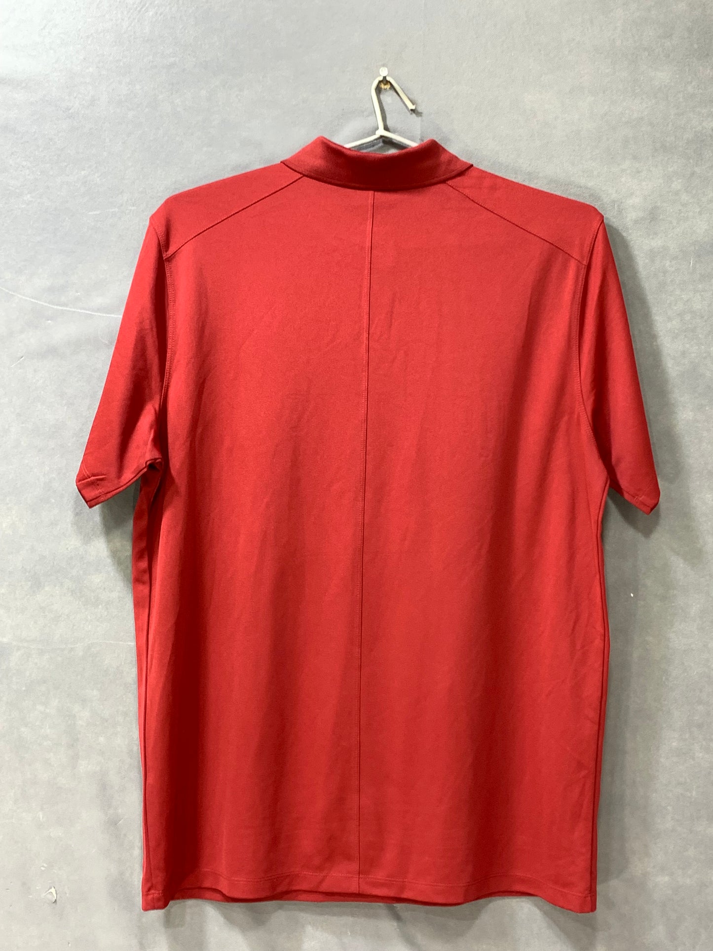 Nike Maroon Sport Polo T Shirt For Men Large