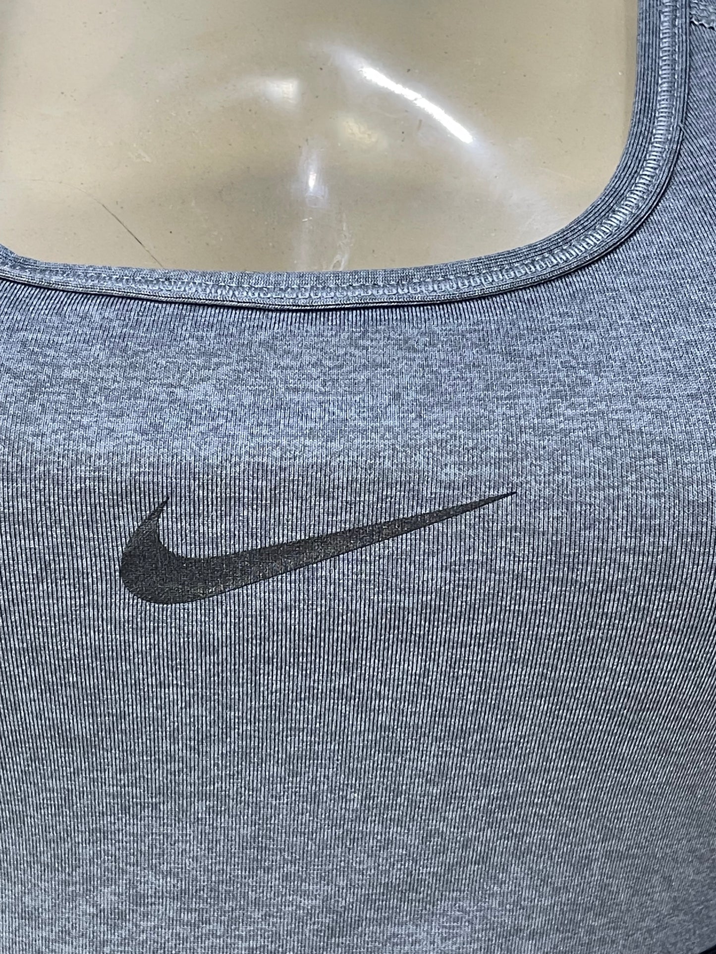 Nike Pro Gray Sports Gym Bra For Women M