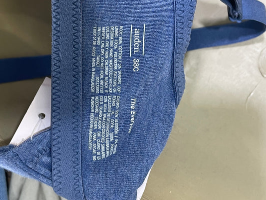 Auden Blue Sports Gym Bra For Women M