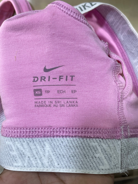 Nike Pink Sports Gym Bra For Women XS
