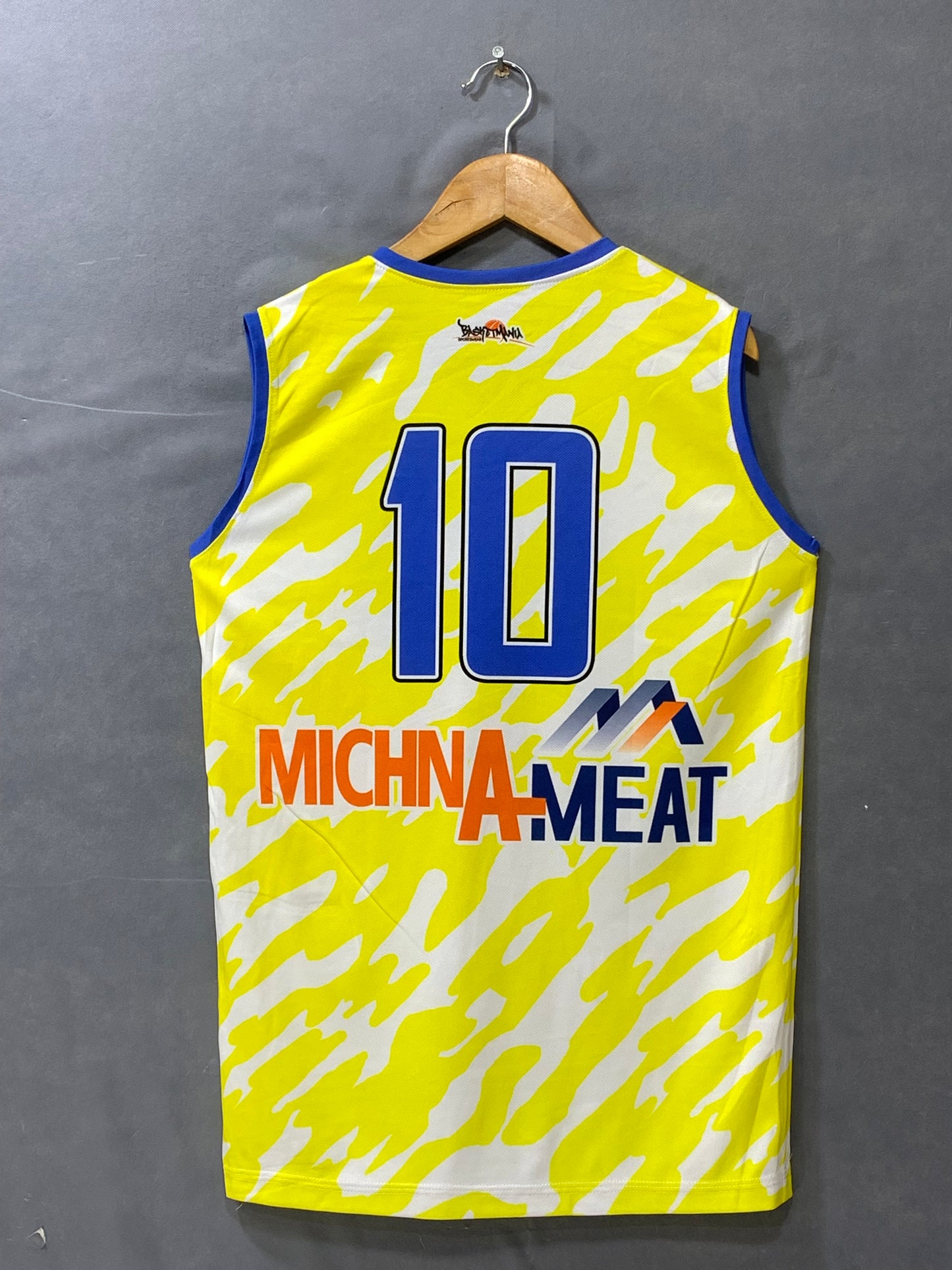 Pelpin Basket Mania For Yellow Sports Men Vest T Shirt S