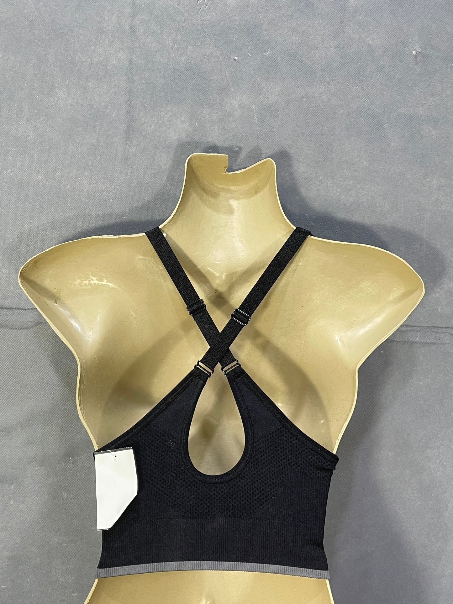 Puma Black Sports Gym Bra For Women L