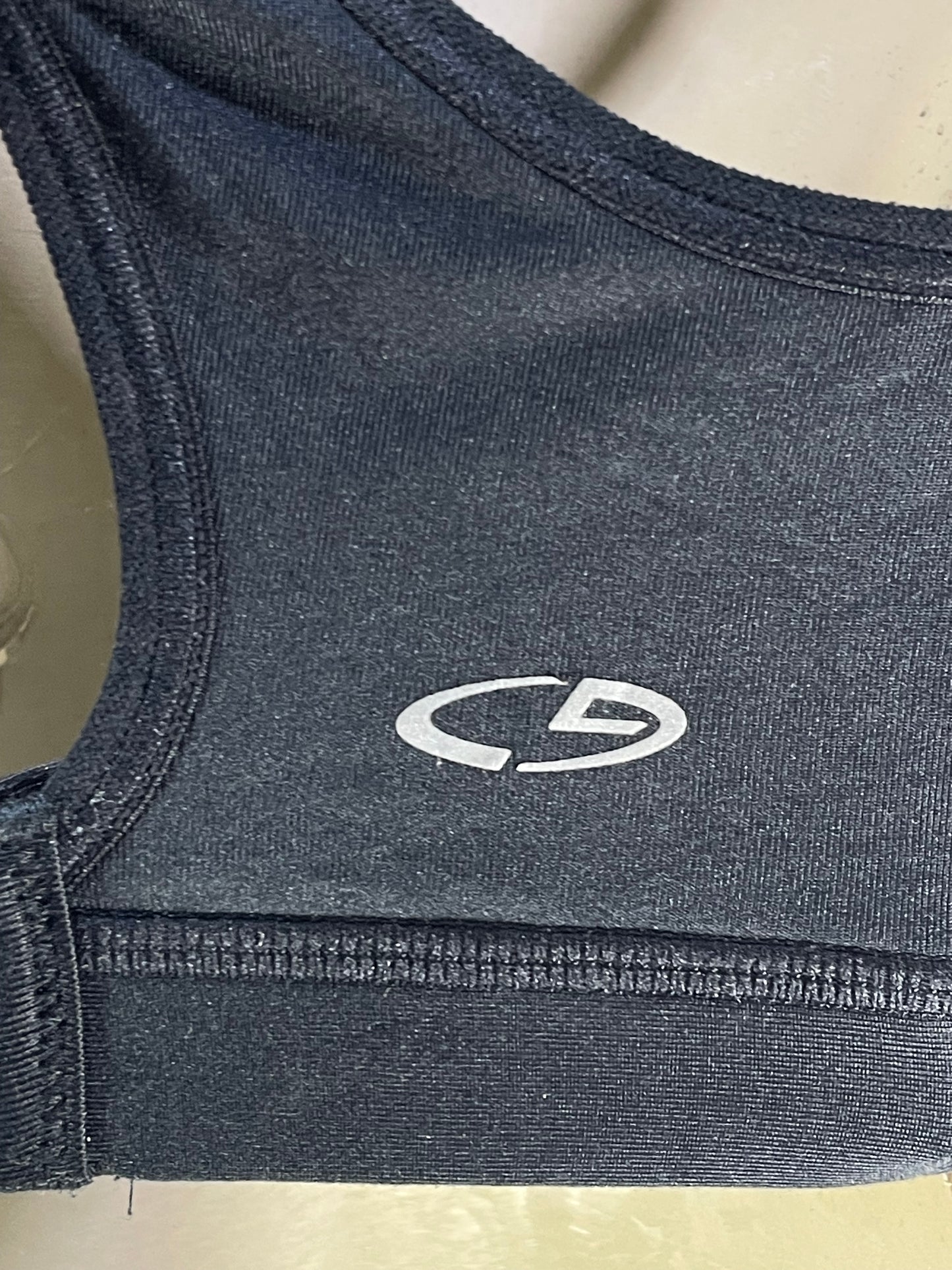 Champion Black Sports Gym Bra For Women L
