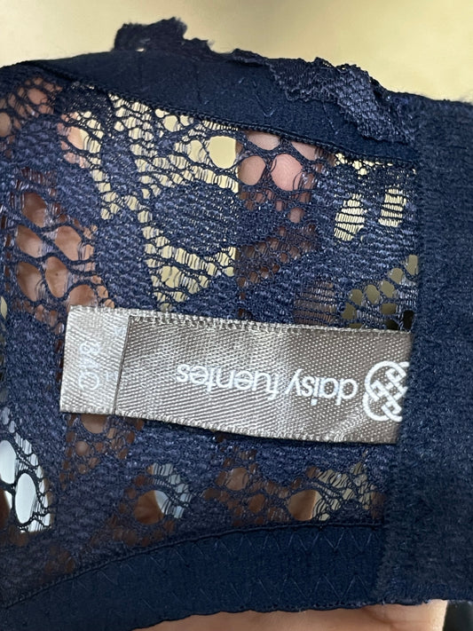 Daisy Fuentes Blue Sports Gym Bra For Women S