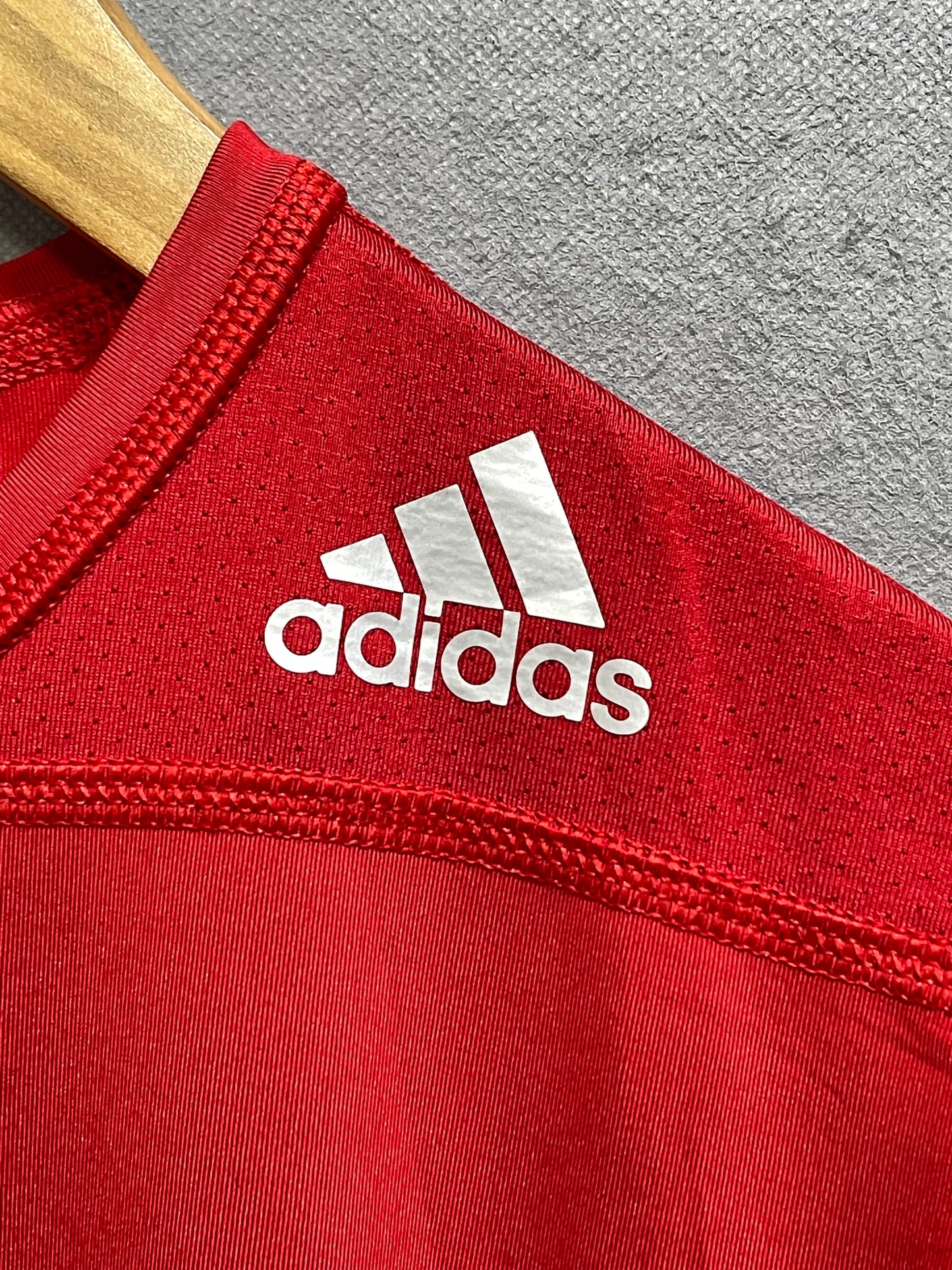 Adidas Red Sports For Men T Shirt M