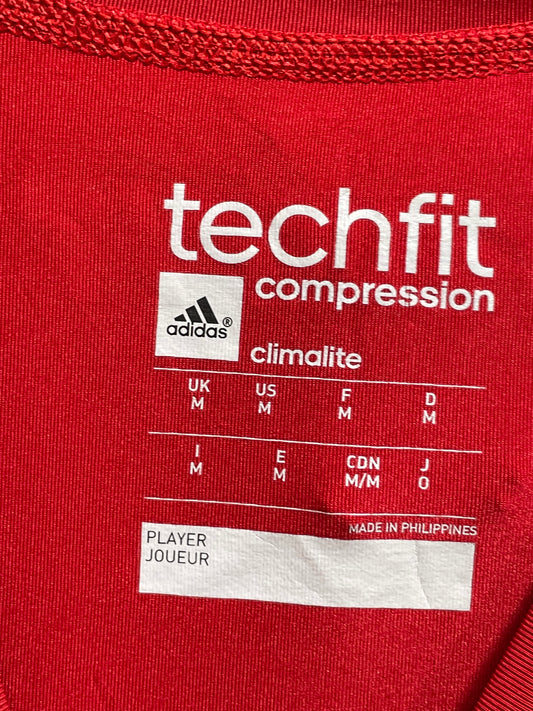 Adidas Red Sports For Men T Shirt M