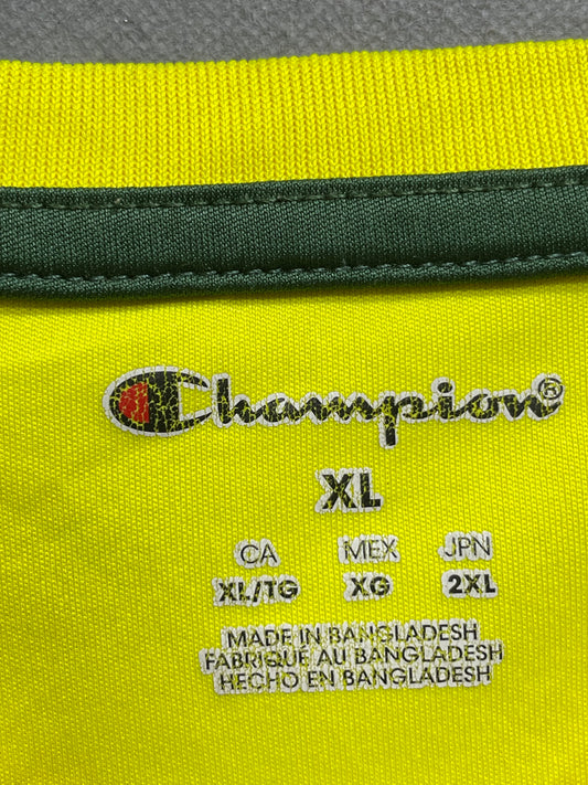 Champion Yellow Sports For Men T Shirt X Large