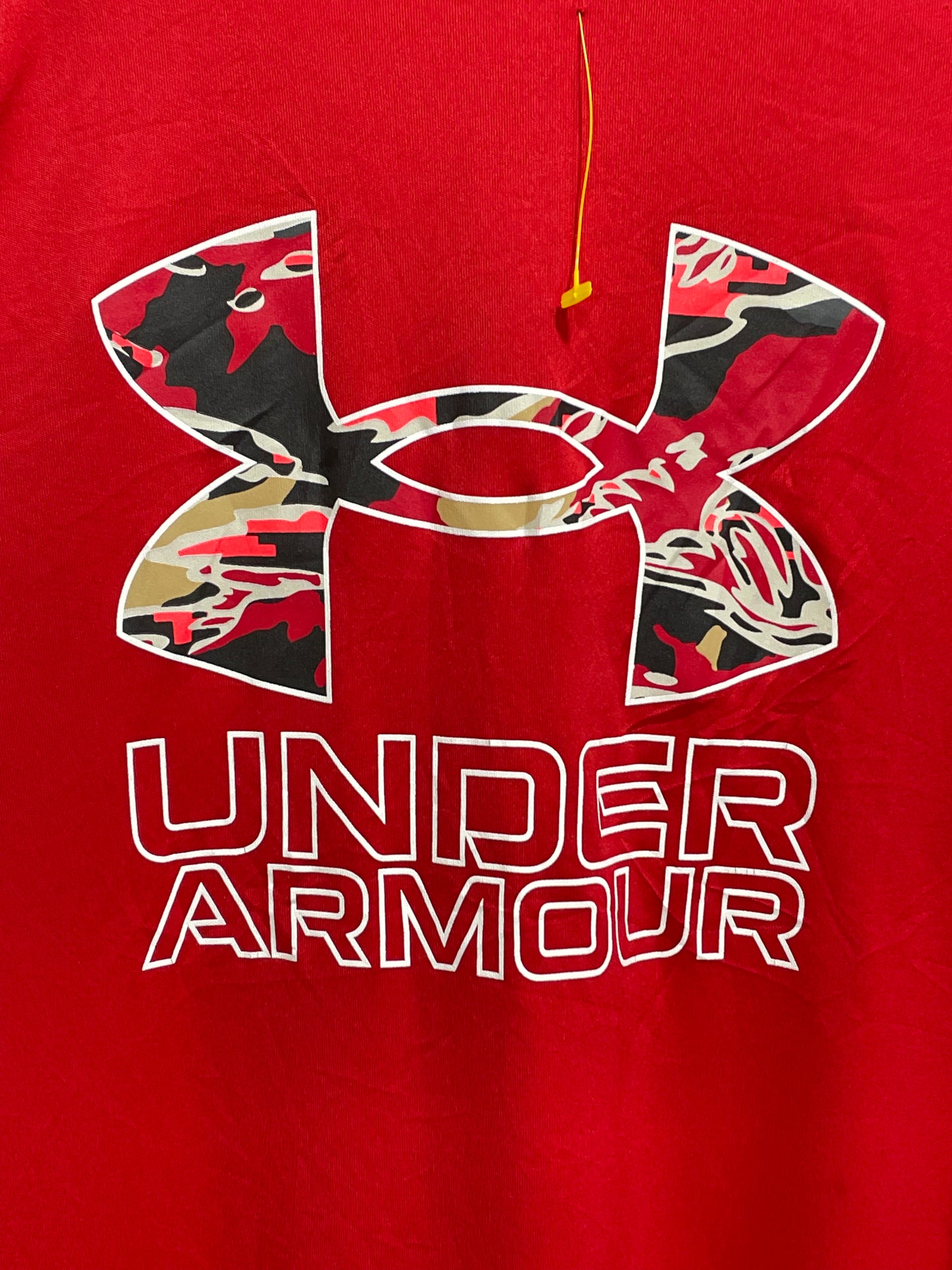 Under Armour Red Sports For Men T Shirt X Small