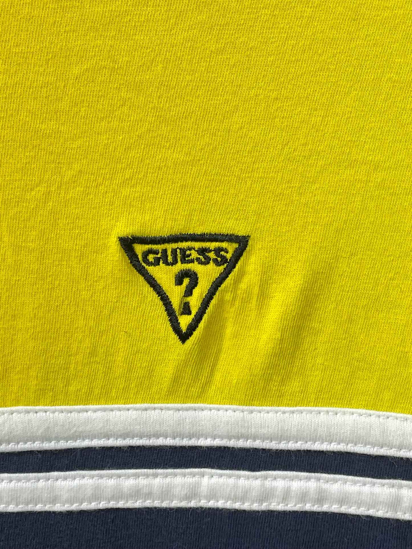 Guess Blue Cotton T Shirt For Men Medium