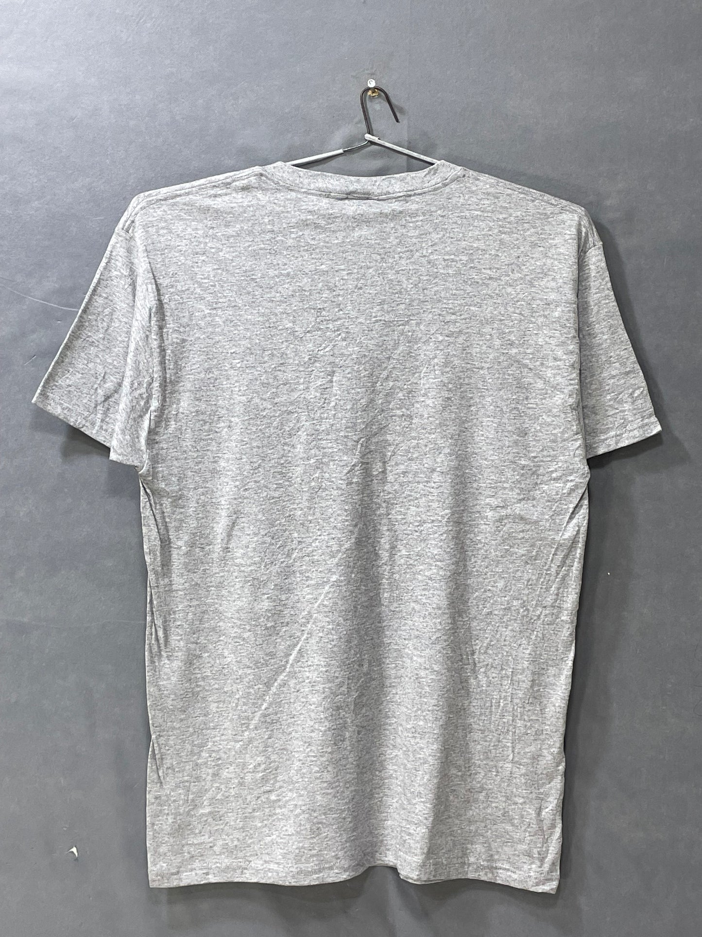 Fruit Of The Loom Gray Cotton T Shirt For Men Large