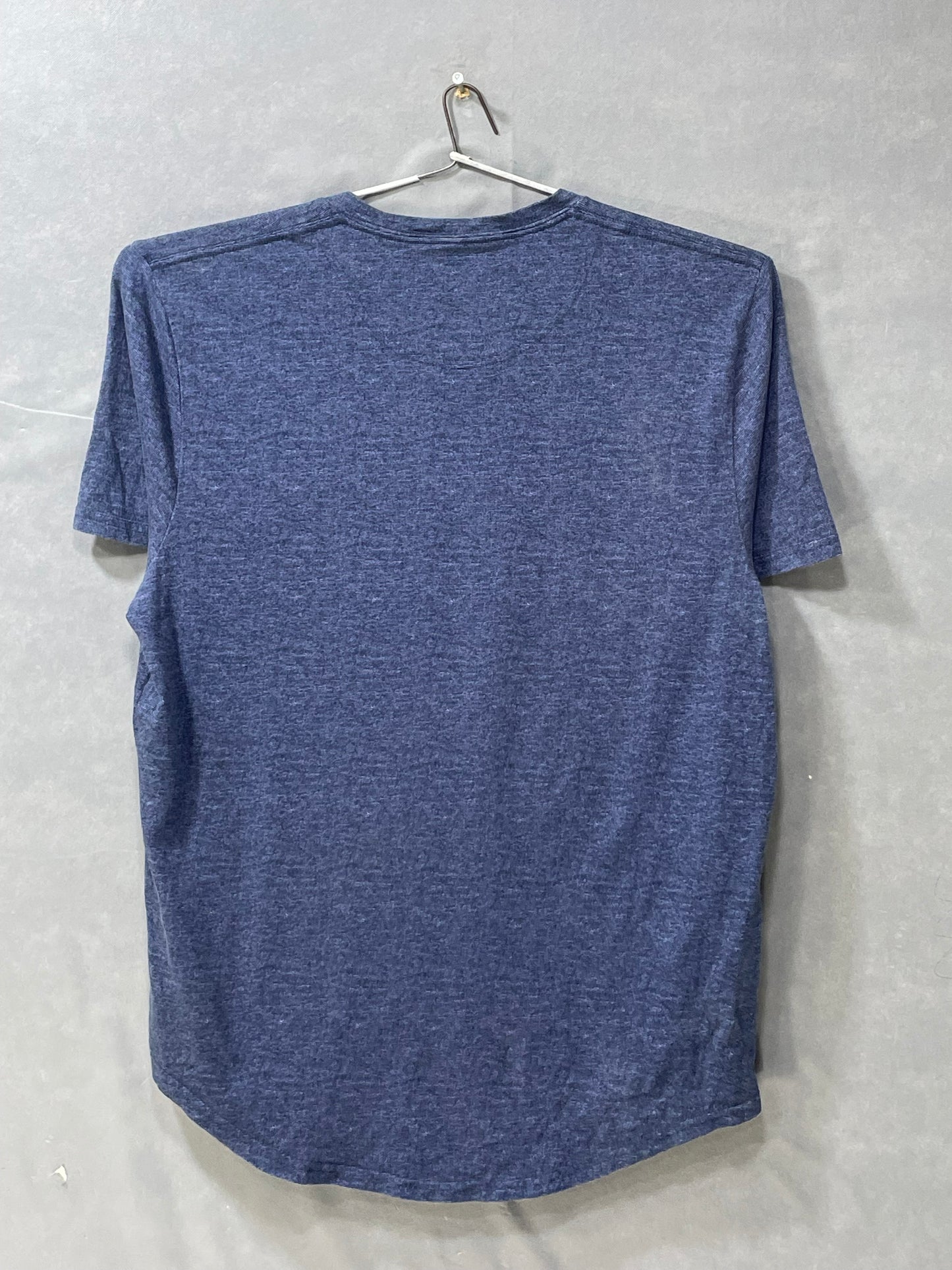 Hollister Blue Cotton T Shirt For Men Large