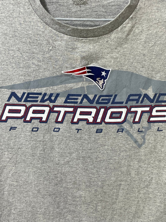 NFL Gray Cotton T Shirt For Men Large