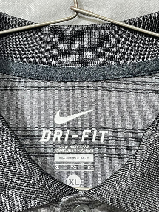 Nike Dri Fit Gray Sport Polo T Shirt For Men XL