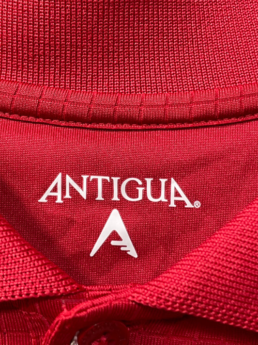 Antigua Red Sport Polo T Shirt For Men L