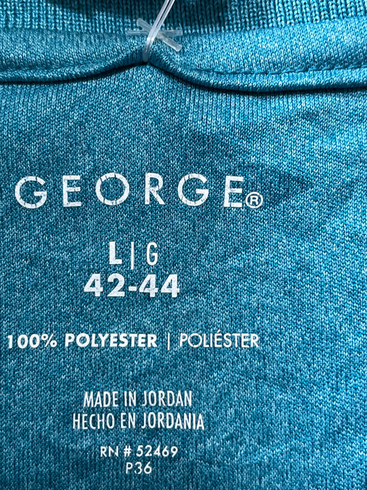 George Blue Sport Polo T Shirt For Men Large