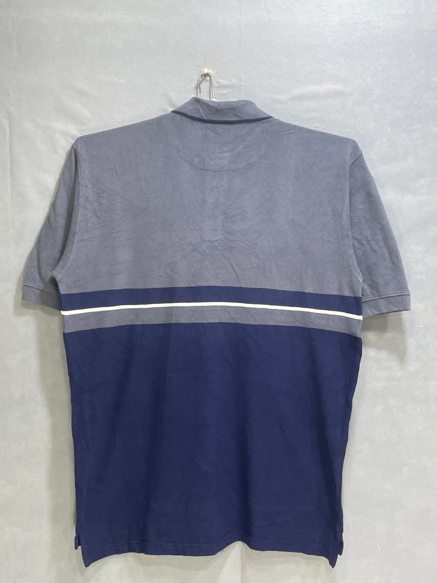 Cambridge Blue Cotton Polo T Shirt For Men XX Large