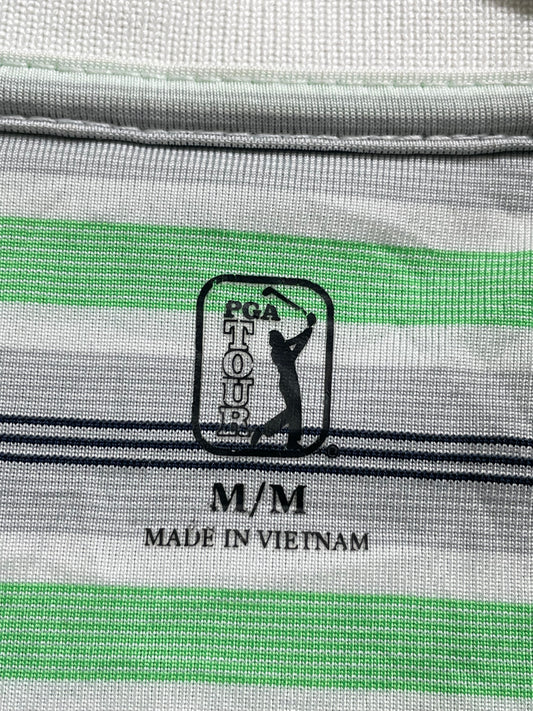 PGA Tour Green Sport Polo T Shirt For Men M