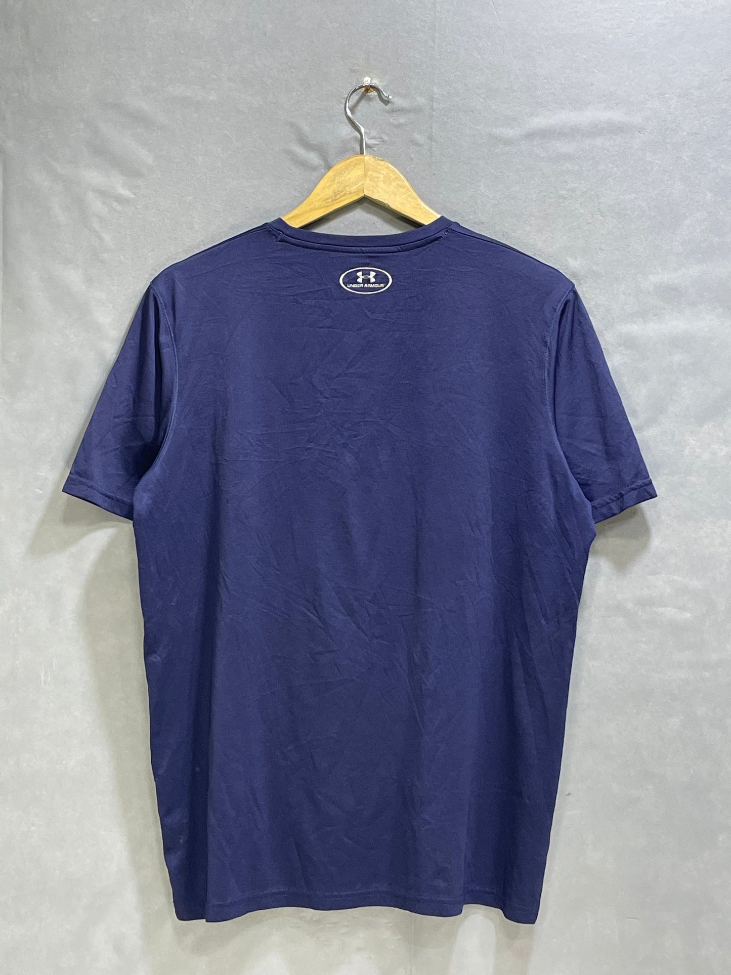 Under Armour Blue Sports For Men T Shirt M