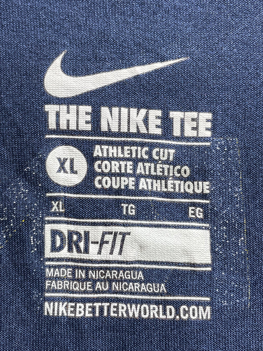 Nike The Tee Blue Sports For Men T Shirt L