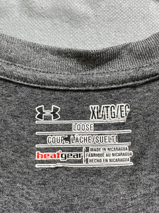 Under Armour Gray Sports For Men T Shirt L