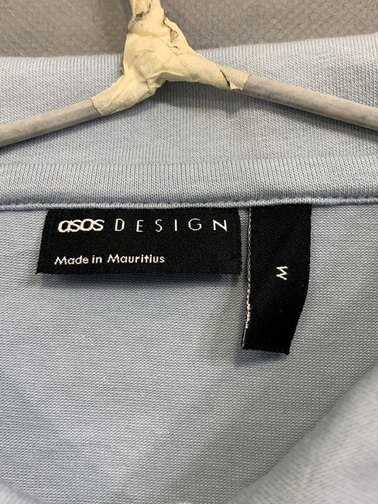 Asos Design Branded Original Cotton Stretch Shirt For Men