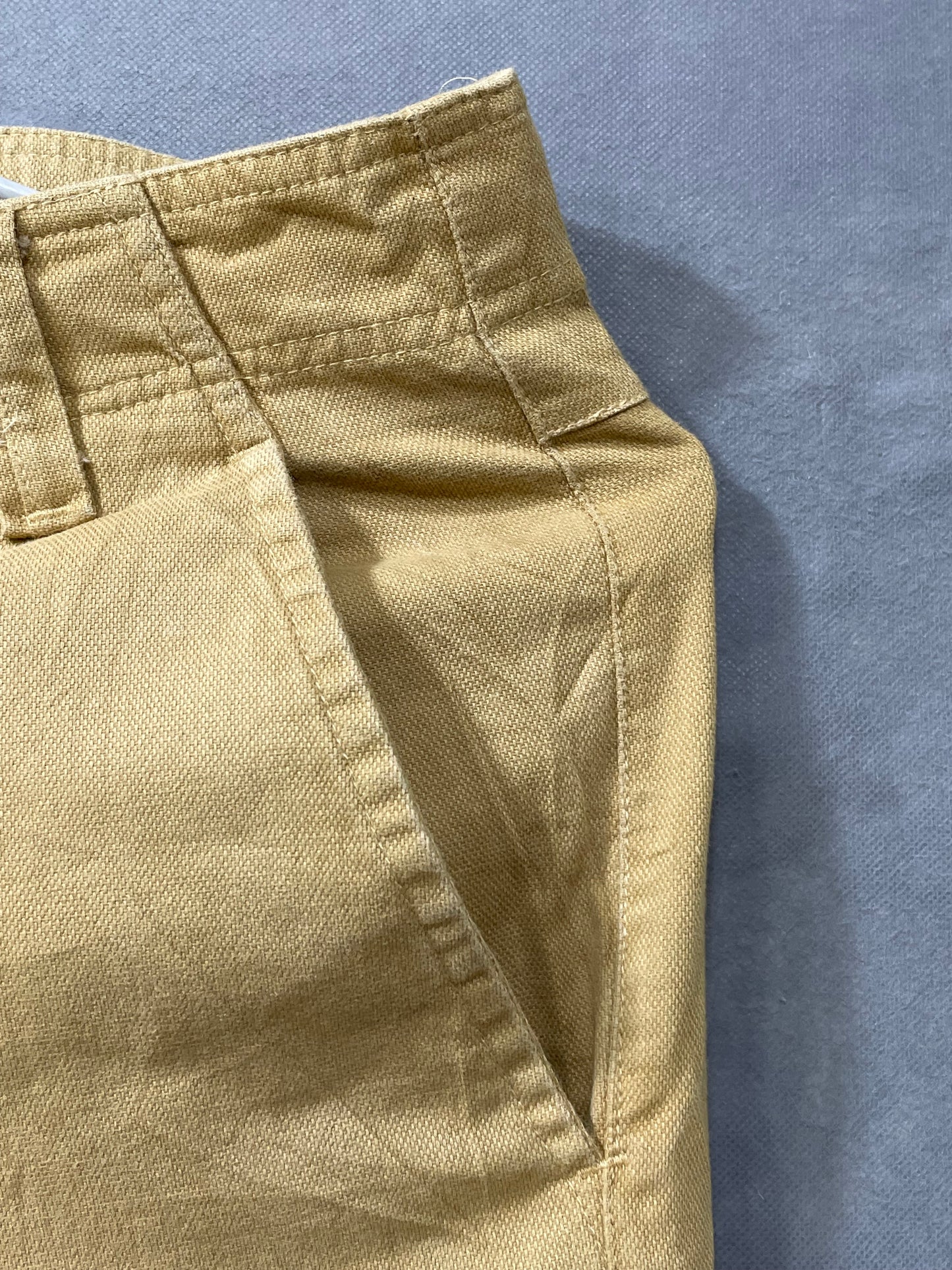 Burberry Khaki Cotton Dress Pant For Men S
