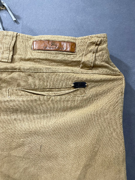 Burberry Khaki Cotton Dress Pant For Men S