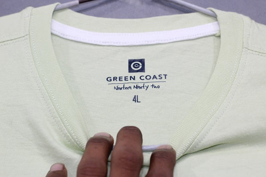 Green Coast Branded Original Cotton T Shirt For Men | Preloved Labels