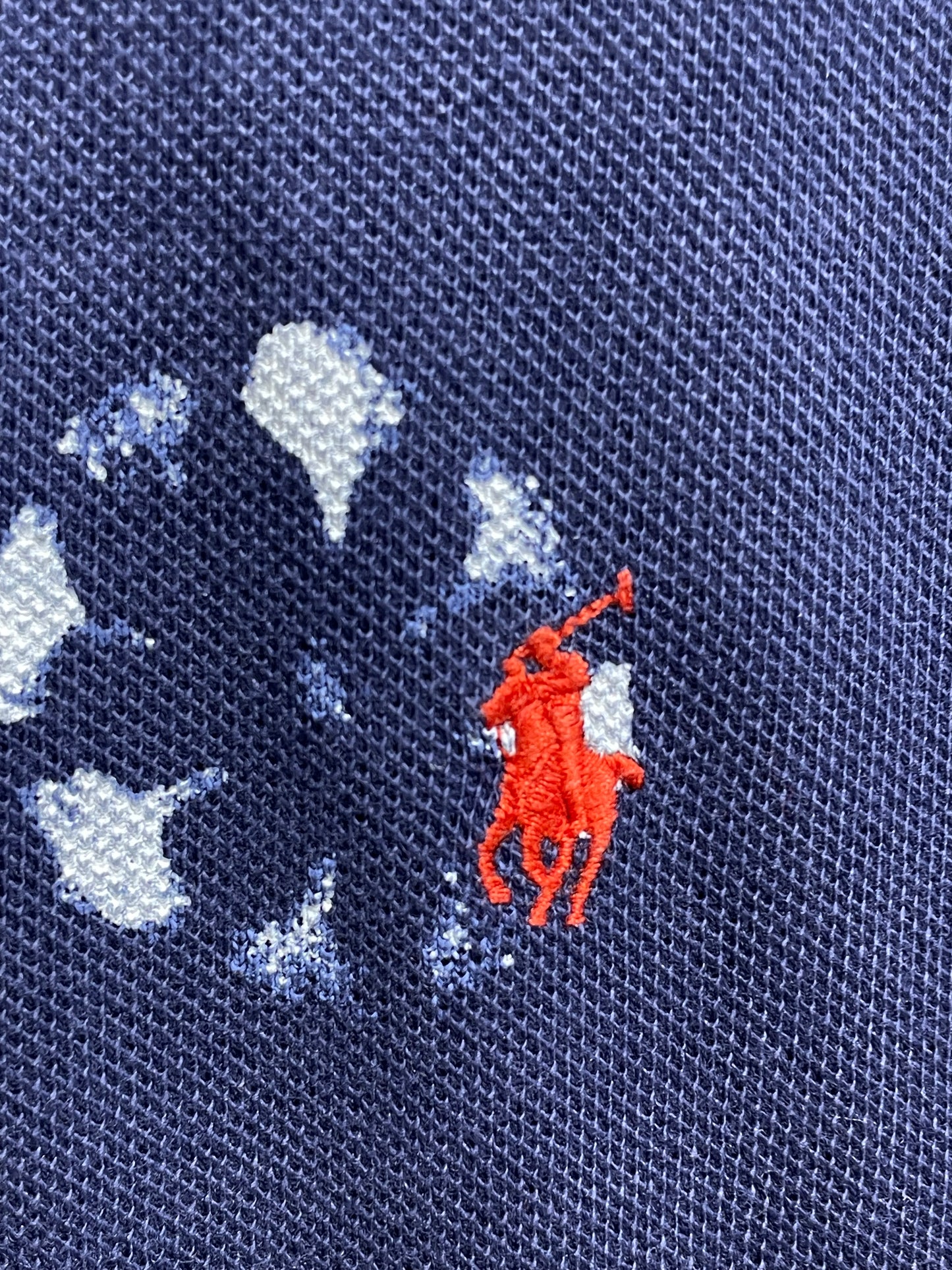 Polo Blue Cotton Polo T Shirt For Men X Small