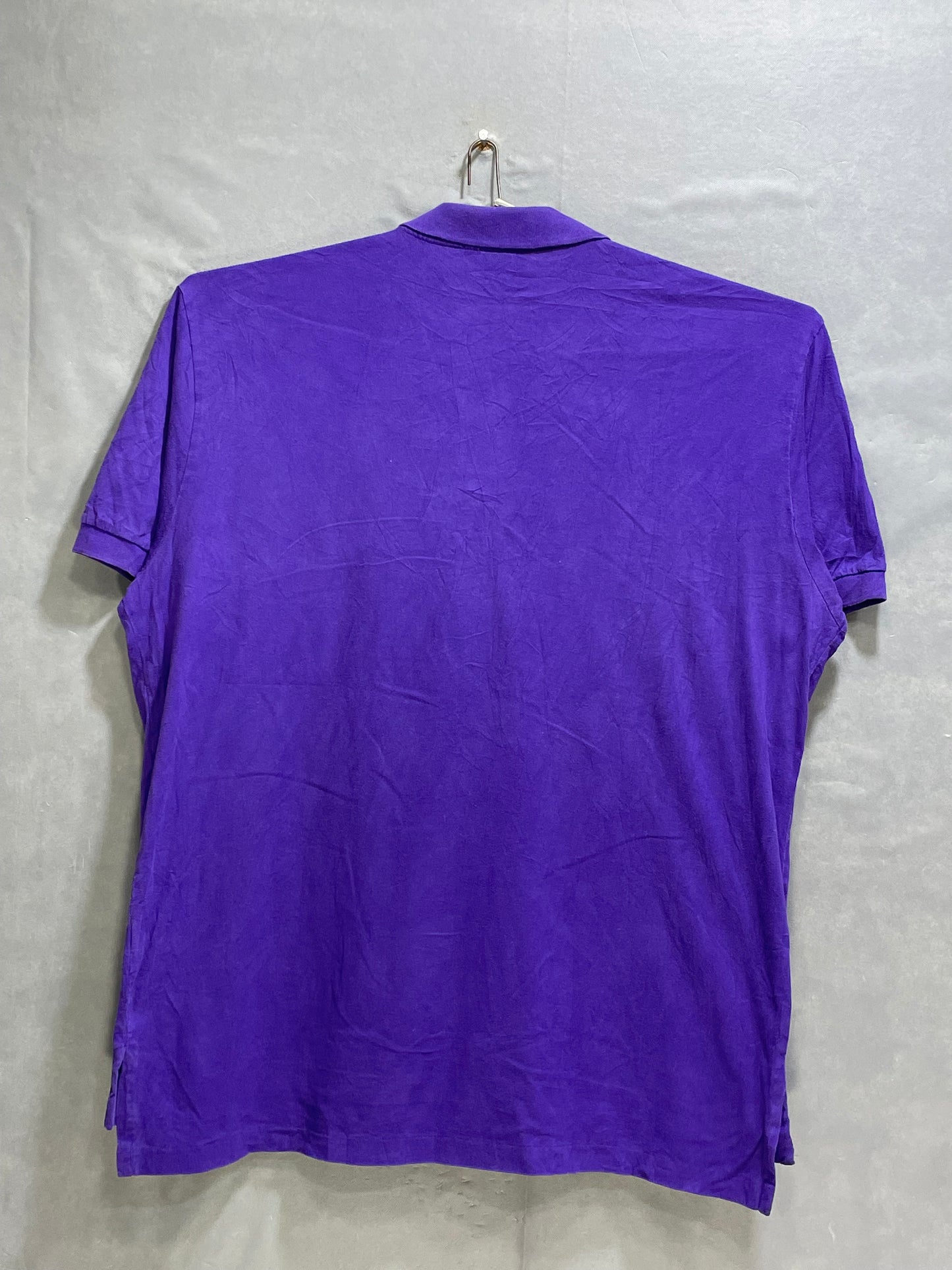 Polo Purple Cotton Polo T Shirt For Men X Large