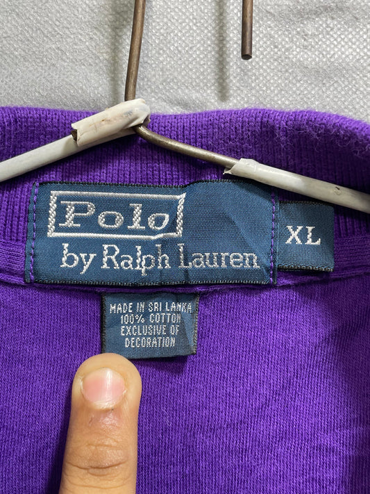 Polo Purple Cotton Polo T Shirt For Men X Large