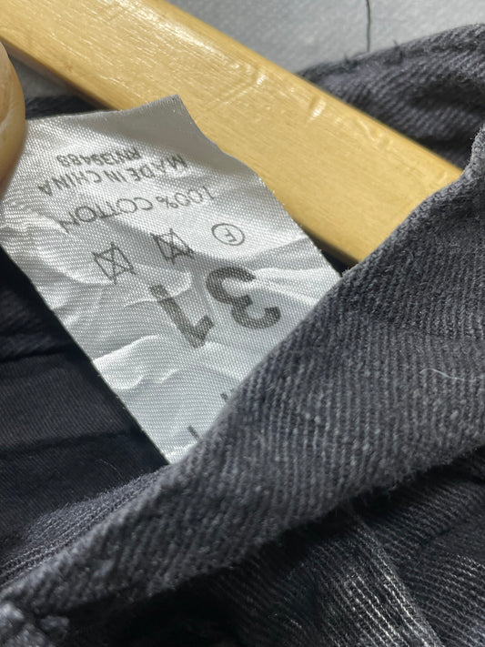 Mnml Black Cotton For Men Cargo Pant X Small