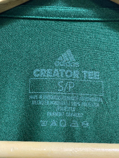 Adidas Green For Men Sports T Shirt Small