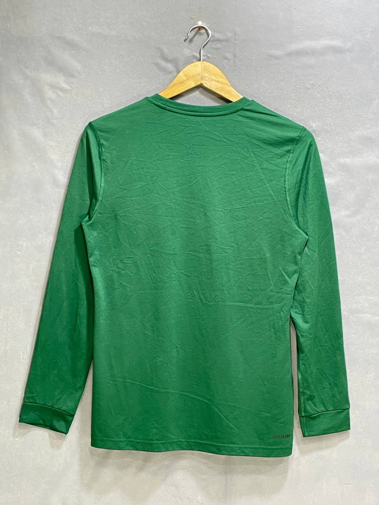 Adidas Green For Men Sports T Shirt Small