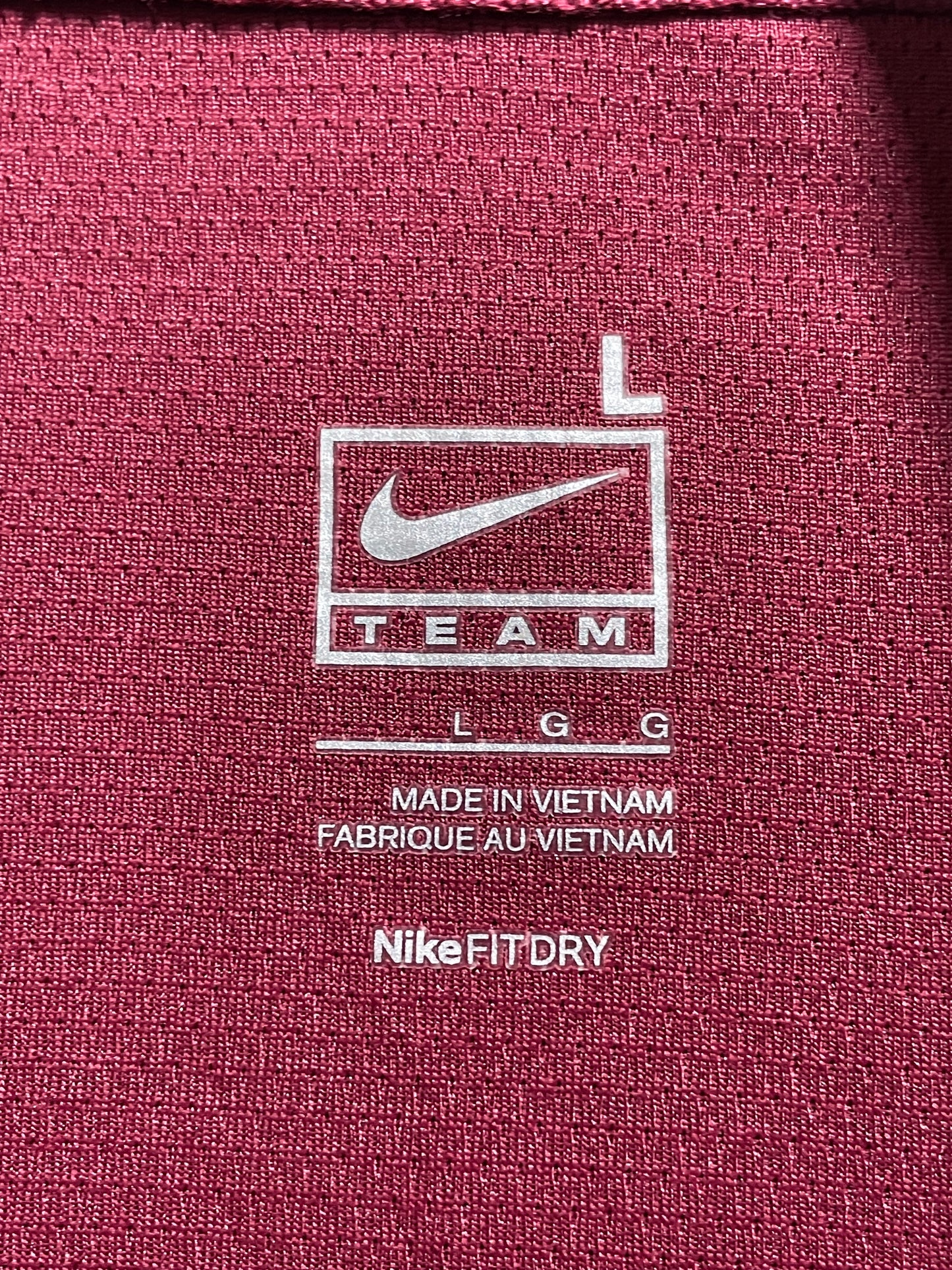 Nike Redish Brown Sport Polo T Shirt For Men Large | Preloved Labels