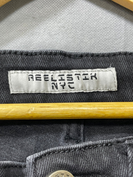 Reelistik NYC Black Denim Jeans For Men S