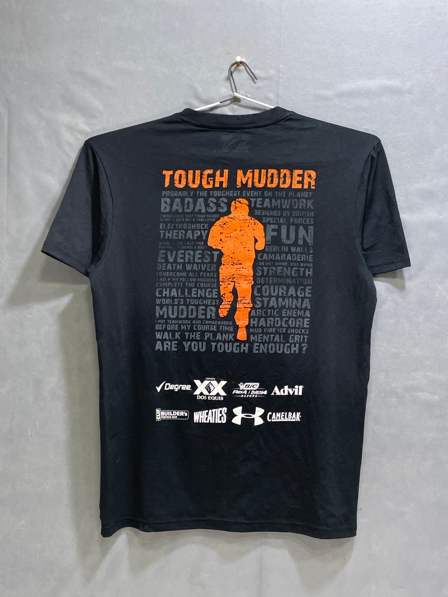 Under Armour Black Sports For Men T Shirt Medium
