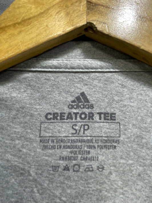 Adidas Gray  Sports For Men T Shirt S