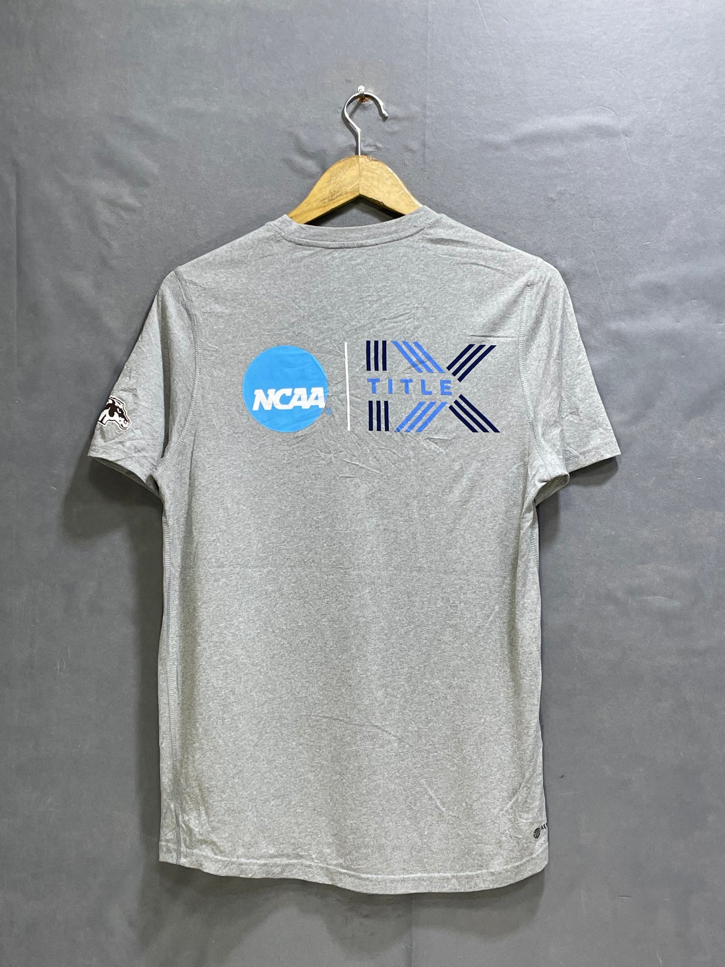 Adidas Gray Sports For Men T Shirt S