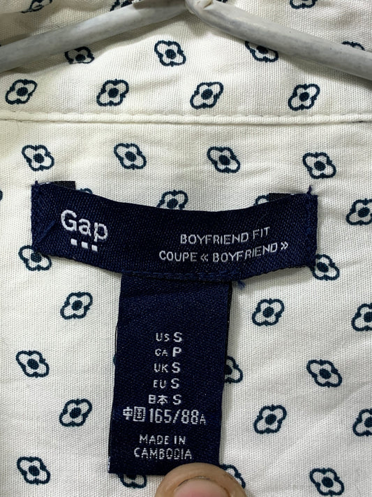 Gap White Cotton Shirt For Men S