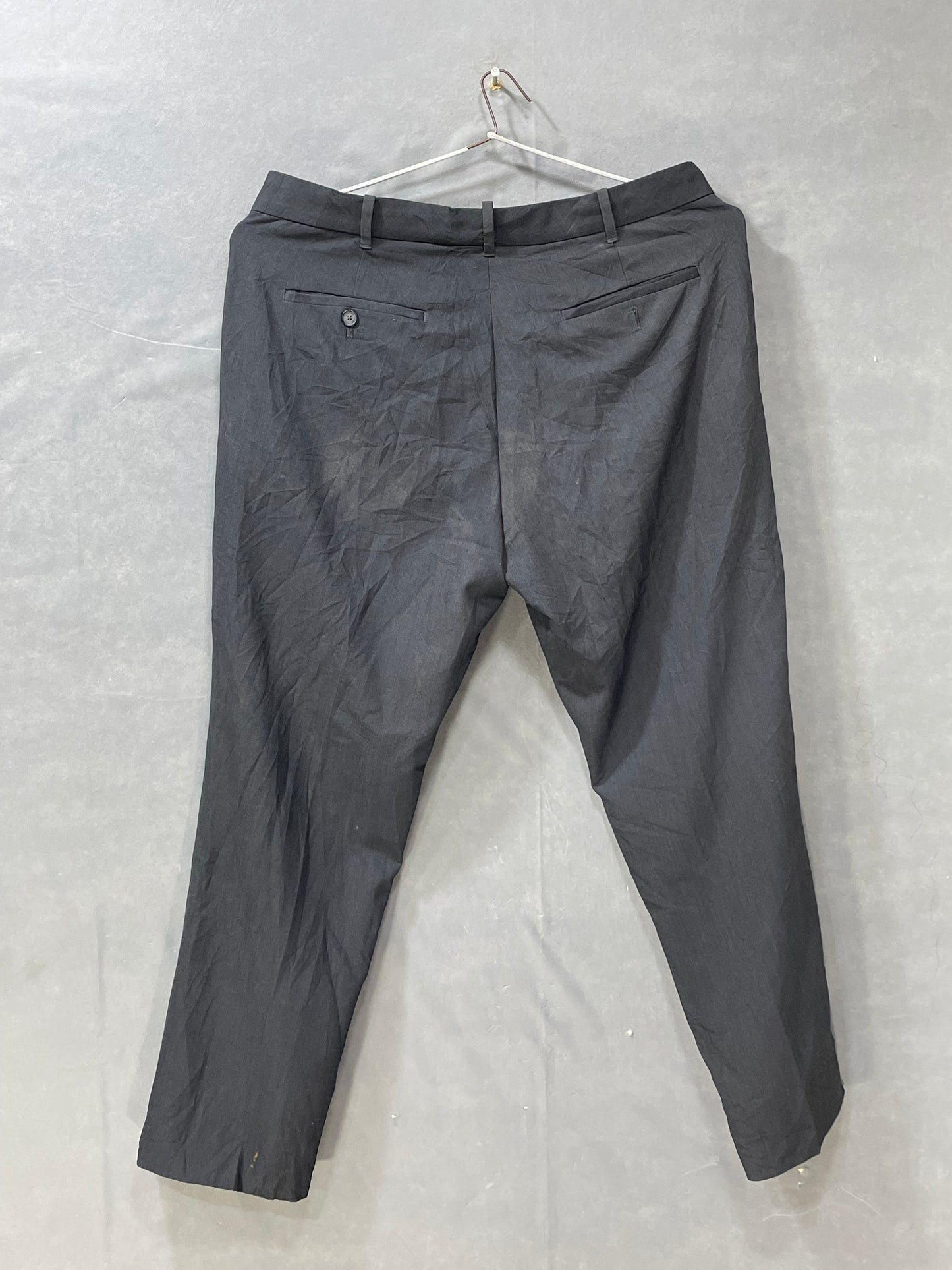 Izod Gray Polyester Dress Pant For Men M