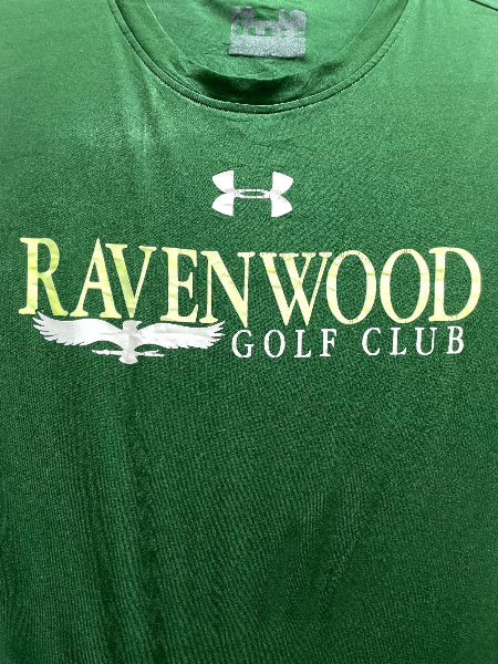 Under Armour Green Sports For Men T Shirt Large