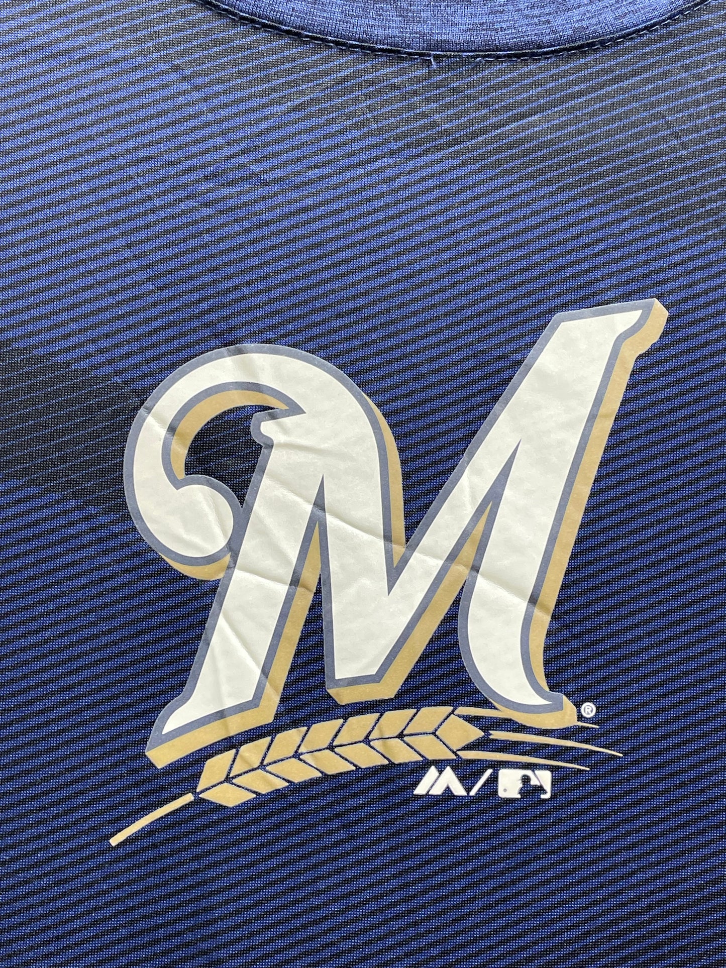 Majestic Blue Sports For Men T Shirt Medium
