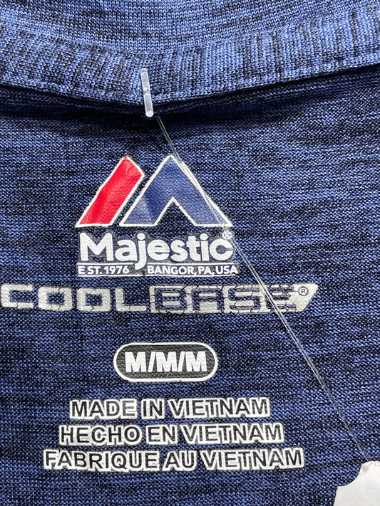 Majestic Blue Sports For Men T Shirt Medium