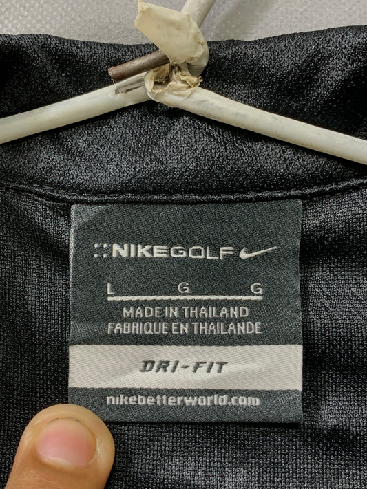 Nike Golf Sports Black Polo Men T Shirt