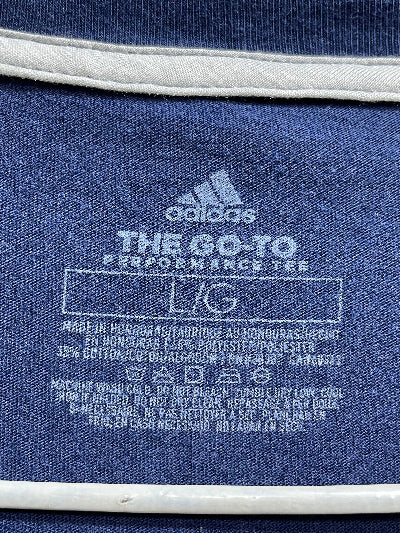 Adidas Gray Cotton T Shirt For Men Large