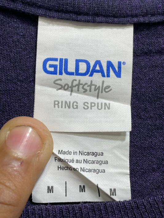 Gildan Gray Cotton T Shirt For Men Medium