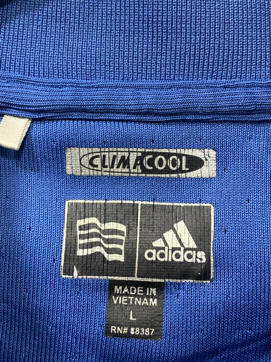 Adidas Sports Blue Polo Men T Shirt